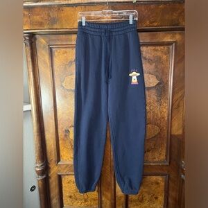NWT The Local Love Club- Galactic Pants in Navy Blue. Size M